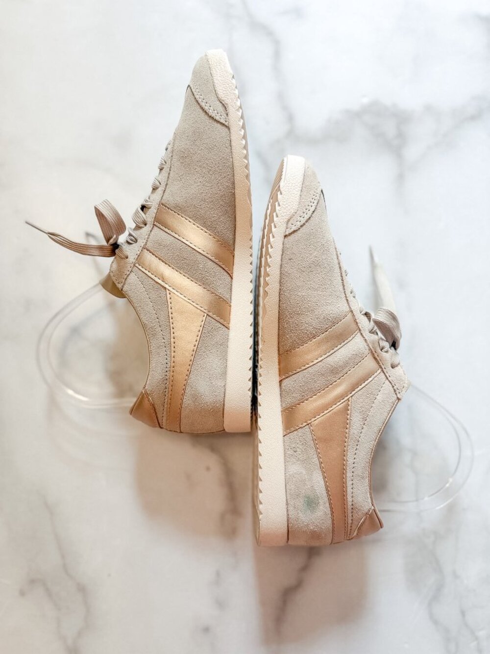 Gola Bullet Pearl Women's Sneakers in Bone, Size 7.5 - Picture 9 of 12